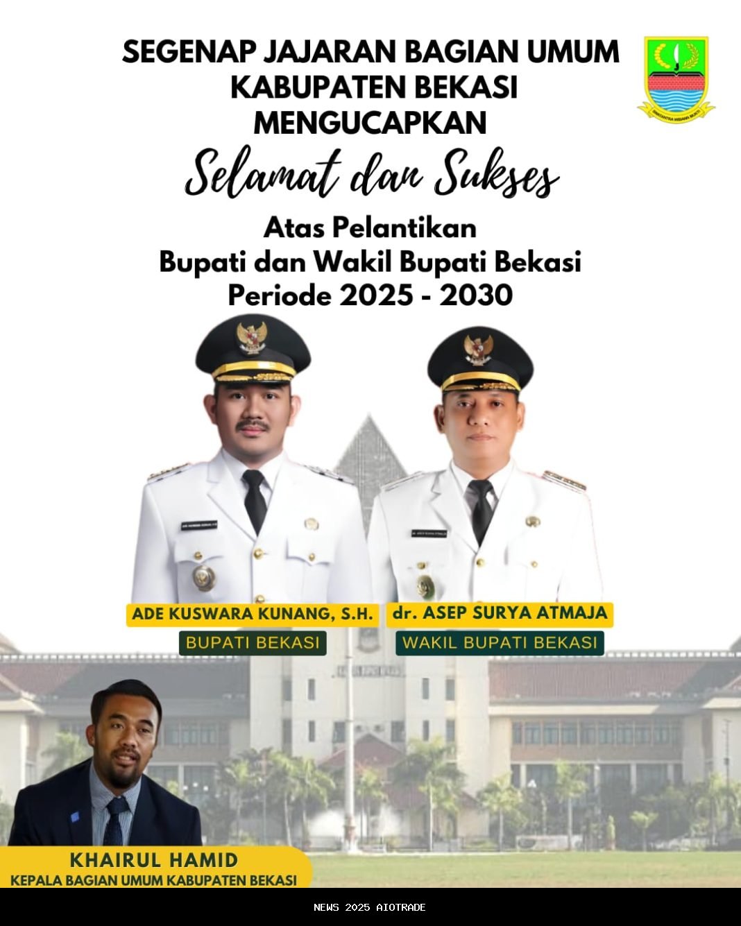 Raih TPA 2025, Bupati Sujiwo: Bangun Fondasi Daerah