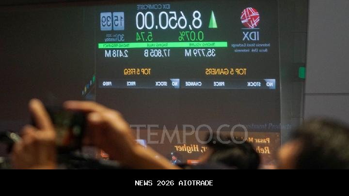 Purbaya yakin IHSG tembus 10.000 pada 2026