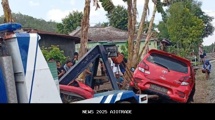 Pasca Kecelakaan KA Batara Kresna vs Agya di Selogiri, Lokasi Masih Tanpa Rambu dan Palang Pintu