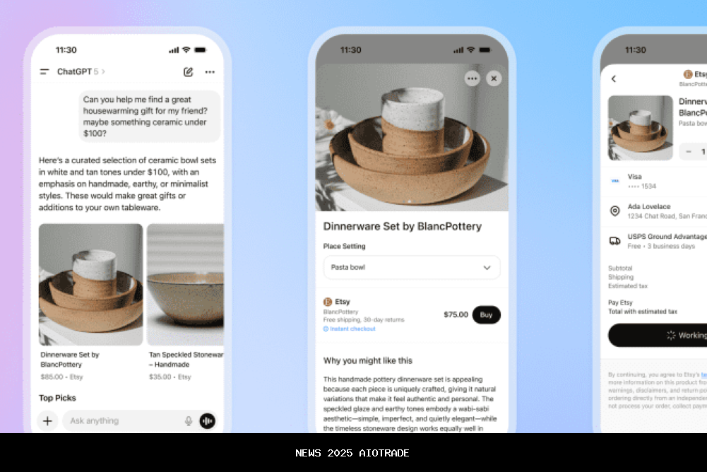 OpenAI Izinkan Pembelian Langsung di ChatGPT via Instant Checkout