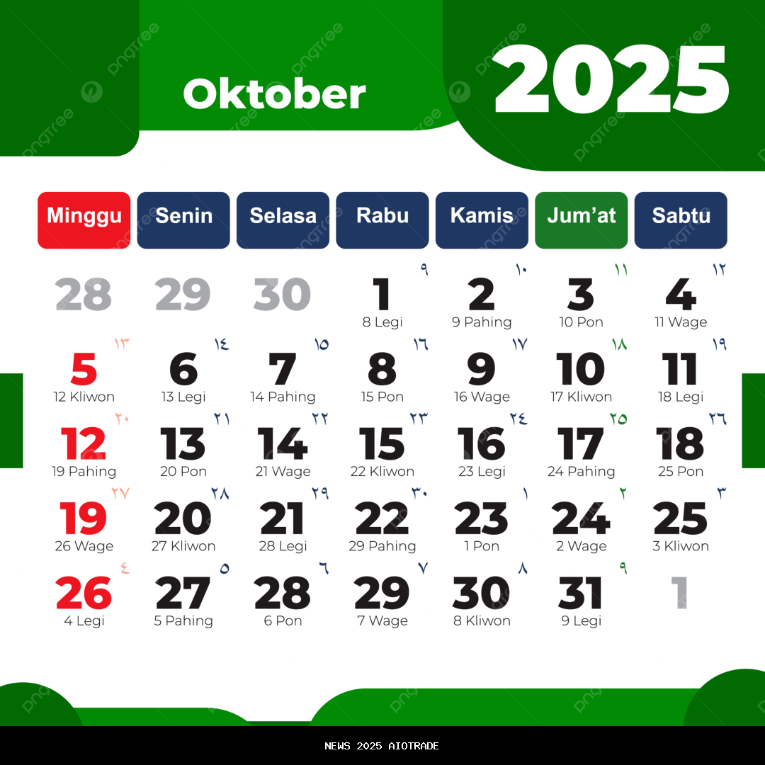 Kalender 2025: Hari Perayaan Pikiran 21 Oktober, Cek 3 Hari Penting Lainnya
