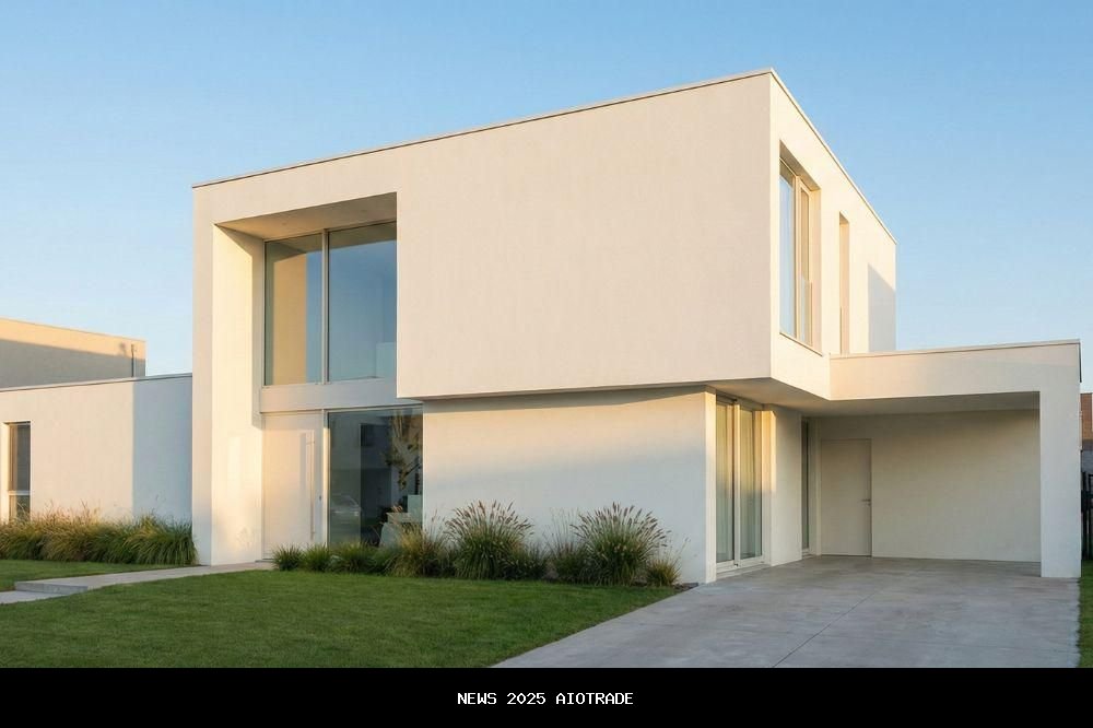 7 Ide Cat Eksterior Rumah Warna Langit Biru