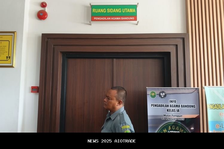 Pengadilan pertama kasus perceraian Atalia-Ridwan Kamil dihadiri hanya satu pihak