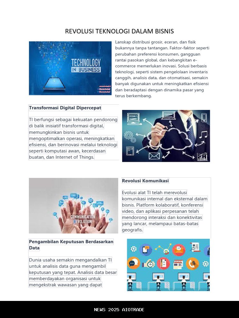 Adaptasi Teknologi Jadi Kunci Efisiensi Bisnis