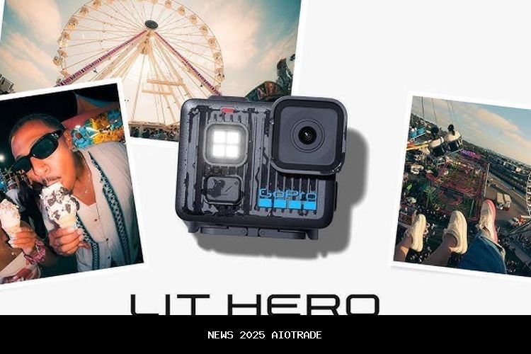GoPro Lit Hero Rilis, Kamera Aksi dengan Lampu LED untuk Foto Retro