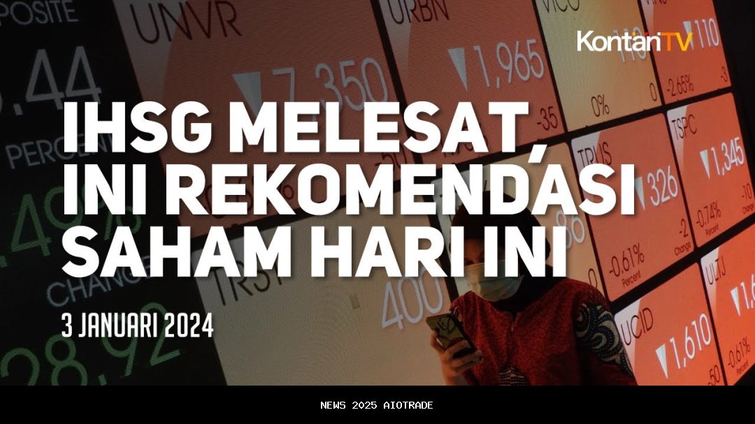 IHSG Melesat, Saham Ini Jadi Pemenang Bersama