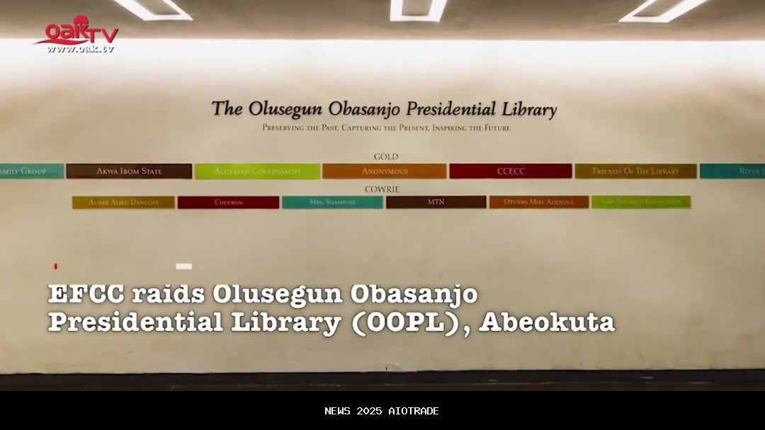 Perpustakaan Obasanjo mengecam penggerebekan malam EFCC dan mengancam tindakan hukum
