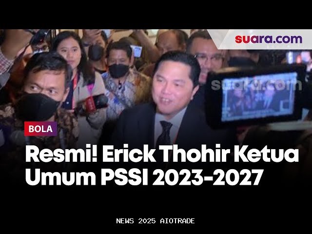 Erick Thohir Ucapkan Terima Kasih Usai Berakhirnya Kemitraan dengan Patrick Kluivert