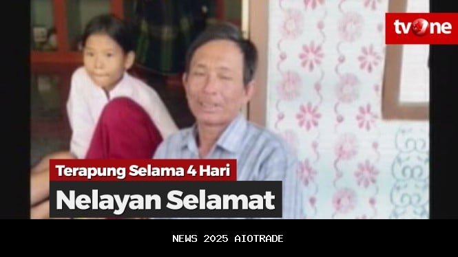 Kisah Haru Nelayan Hamzah: 4 Hari Terapung, Selamat Usai Kapal Pecah di Laut Bangka