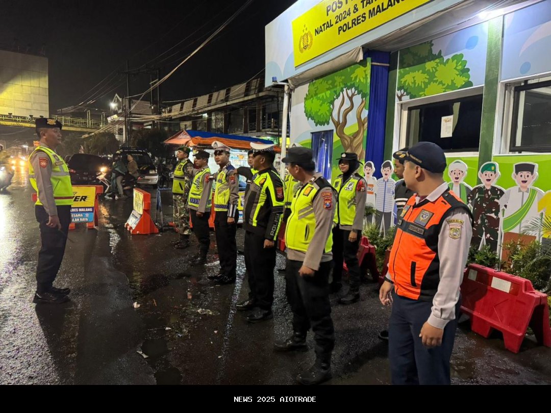 Operasi Lilin Semeru 2025 Perkuat Keamanan Natal dan Tahun Baru di Malang Raya