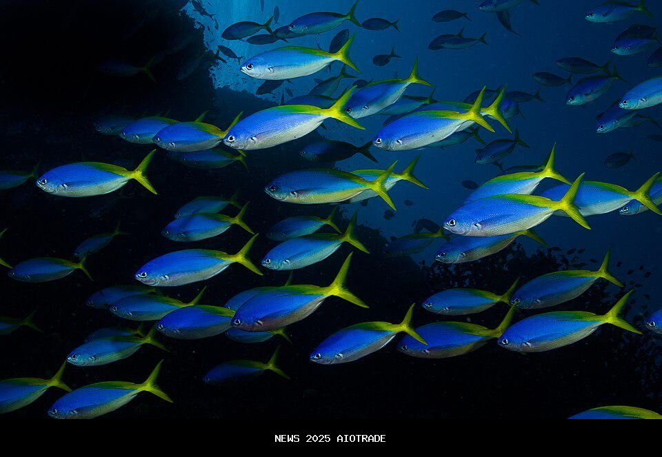 7 spesies ikan lolosi genus Caesio, ikan indah berwarna menarik