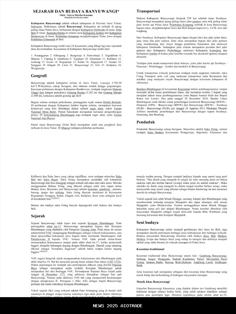 Ra Hamid Apresiasi Konsistensi Banyuwangi Menggabungkan Budaya dan Wisata