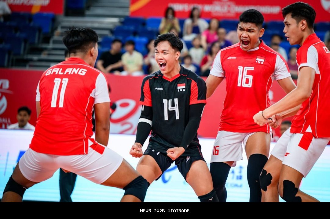 Hasil Kejuaraan Dunia Voli U-21 2025 - Indonesia Kalah Tipis dari Argentina Meski Dawuda Cetak 30 Po