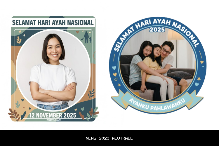 30 Tautan Twibbon Hari Ayah Nasional 2025 untuk Sosial Media