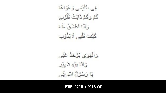Lirik Sholawat Ainul Uyuni: Arab, Latin, dan Makna Pujian Nabi Muhammad