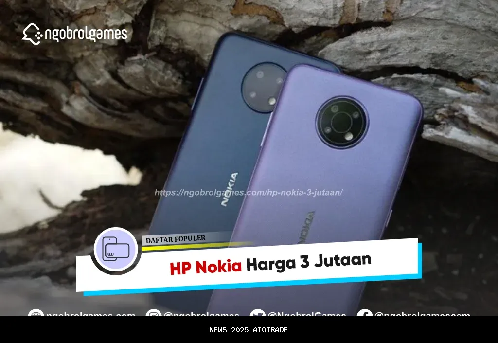 Cari HP Bekas Rp2 Jutaan? 3 Nokia Desain Premium & Kamera Sama Tajam iPhone
