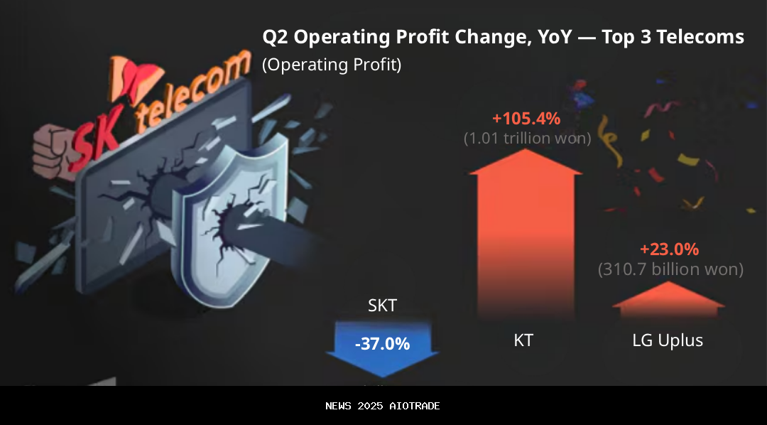 KT, LG Uplus mencatatkan laba Q2, sedangkan SK Telecom mengalami penurunan