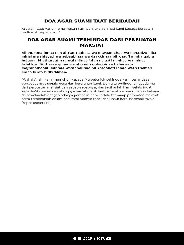Doa Saat Cemburu pada Suami, Ajarkan Nabi untuk Tenang dan Hindari Marah