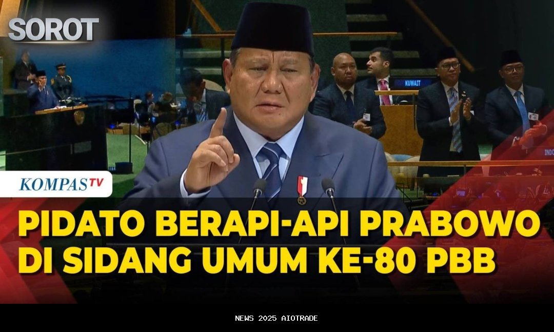 Berapi-api! Pidato Lengkap Presiden Prabowo di Sidang PBB ke-80