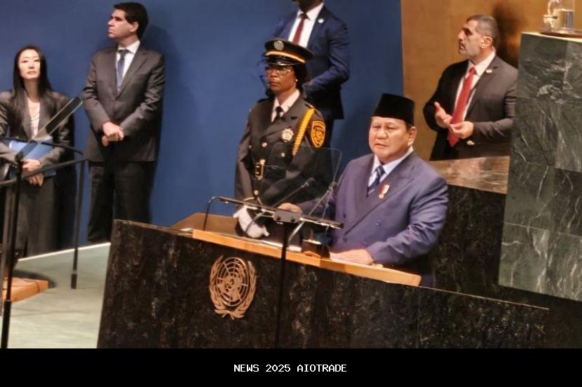 Presiden Prabowo Akhiri Pidato di PBB dengan Salam Lintas Agama