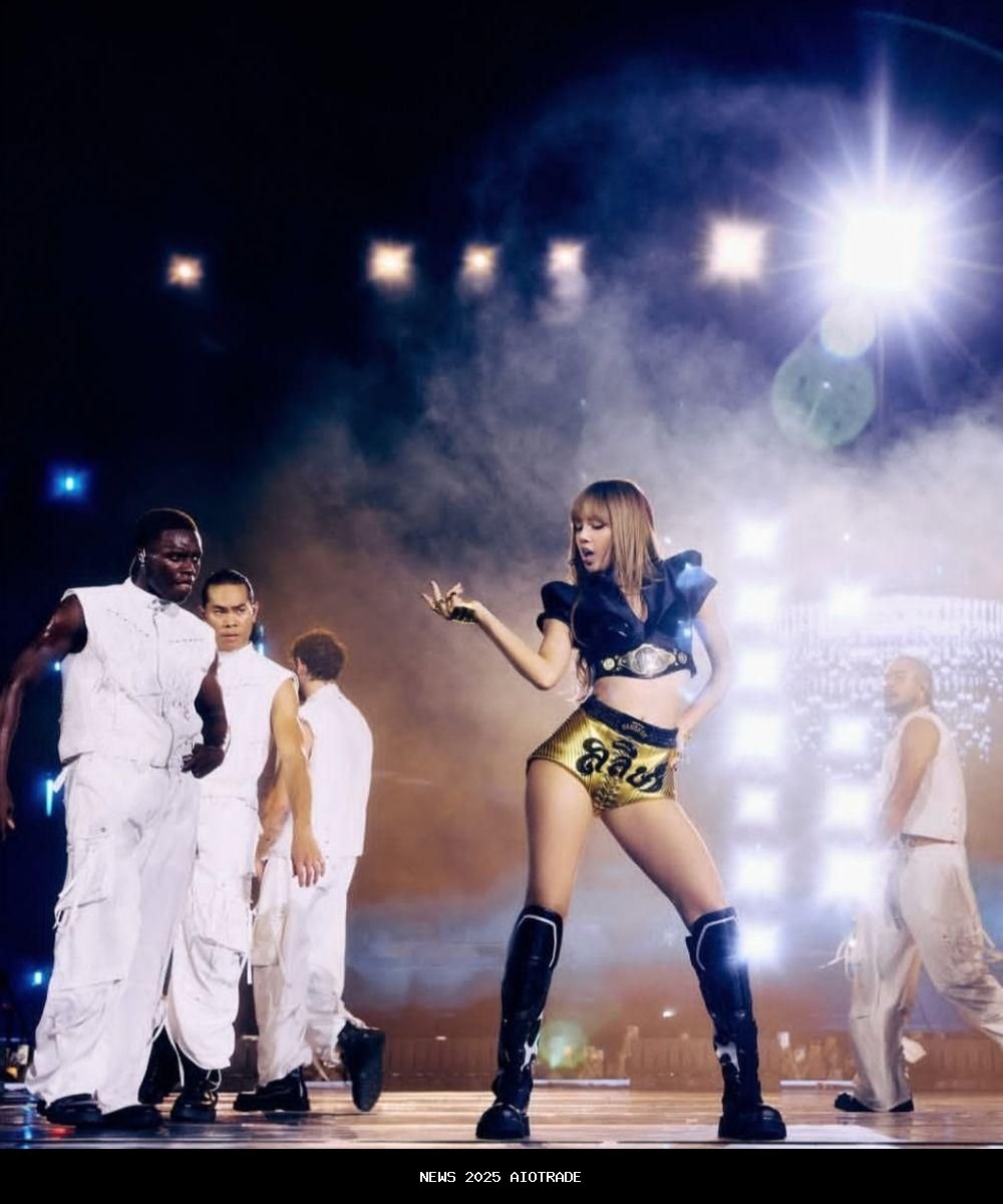 Lisa BLACKPINK Tampil Mengguncang dengan 'Rockstar' di Tur Dunia Deadline