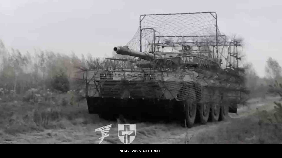 Centauro B1 Dilengkapi Pelindung Baru di Ukraina Hadapi Serangan Drone