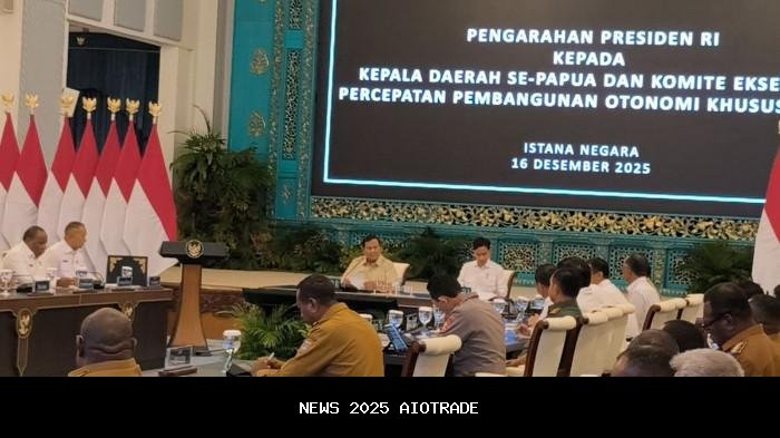 Janji Dana Otsus Papua 2026, Prabowo: Jangan Disalahgunakan untuk Liburan