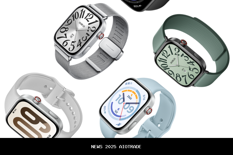 Redmi Watch 6 Rilis dengan Tombol Serupa Apple dan HyperOS 3