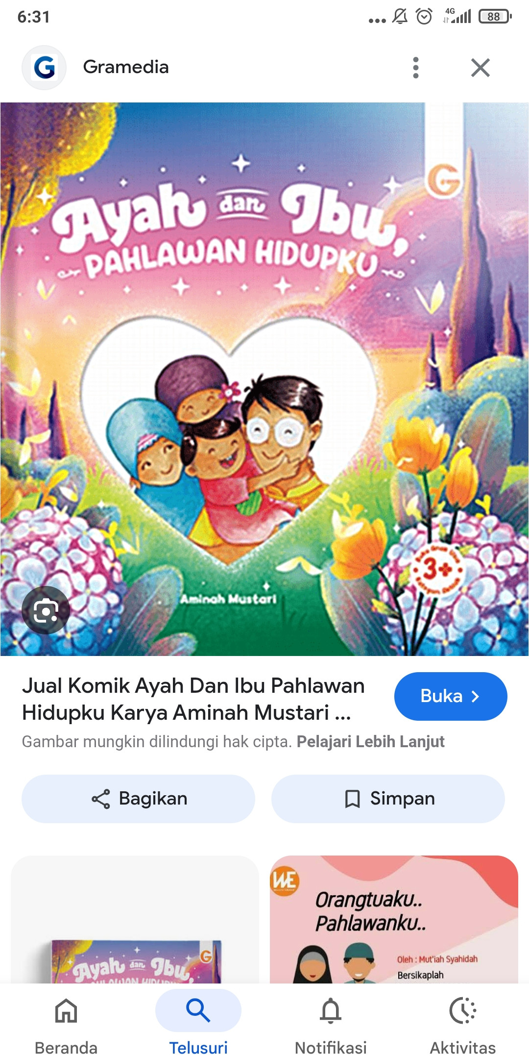 orang tuaku adalah pahlawan ku