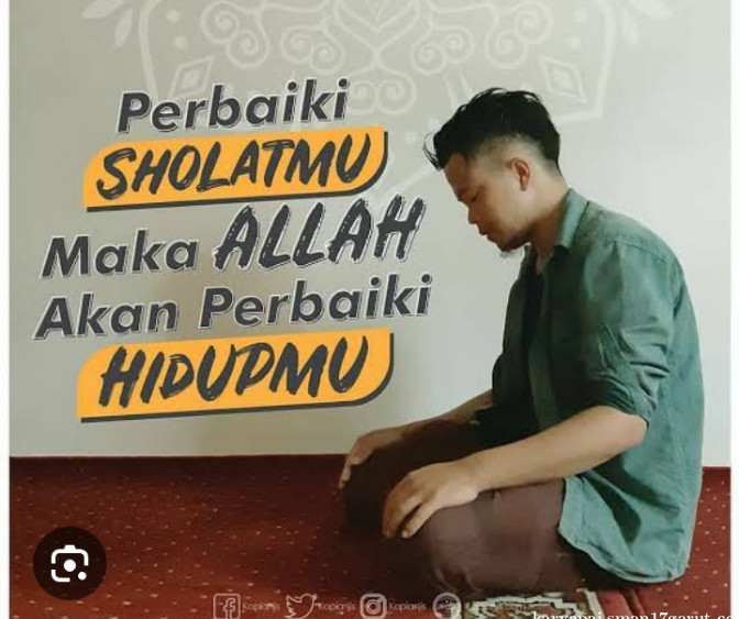 Perbaiki solat mu maka Allah akan berbaiki hidup mu 