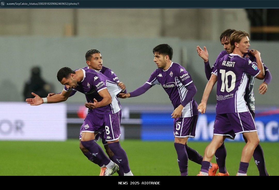 Hasil Liga Italia: Fiorentina Kalahkan Banteng dengan Kemenangan Telak