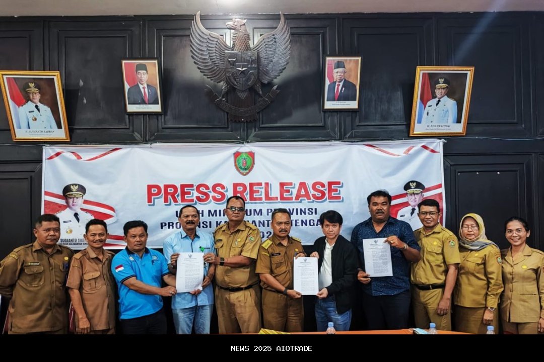 Gubernur Sabran Tetapkan UMP Kalteng Naik 6,12 Persen menjadi Rp3.686.138