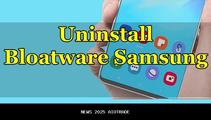 Cepat dan Sederhana, Cara Hapus Aplikasi Bawaan Samsung untuk Ruang Memori Lebih Lega