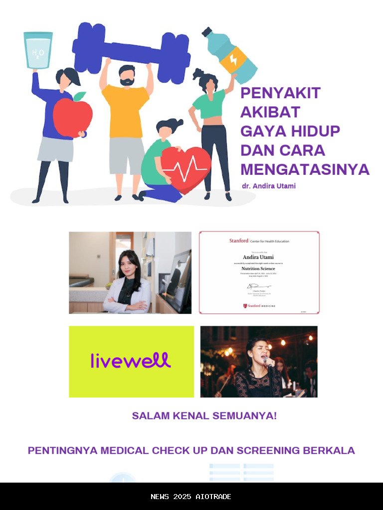 Peran gaya hidup sehat mengatasi penyakit modern