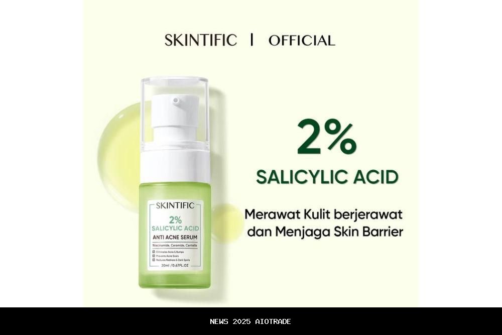 5 serum terbaik untuk kulit berjerawat 2025 dan harganya