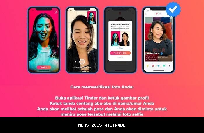 Tinder Tingkatkan Keamanan Pengguna dengan Perluasan Verifikasi Wajah ke Negara Lain