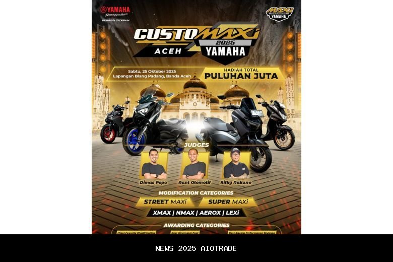 Customaxi Yamaha 2025 Aceh Menarik Minat Modifikator MAXi di Tanah Rencong