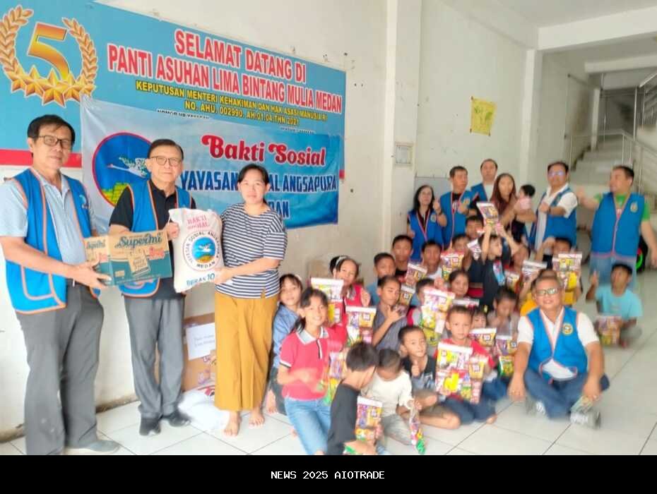 Rayakan Natal 2025 dan Tahun Baru 2026, Angsapura Bantu Tujuh Panti Asuhan