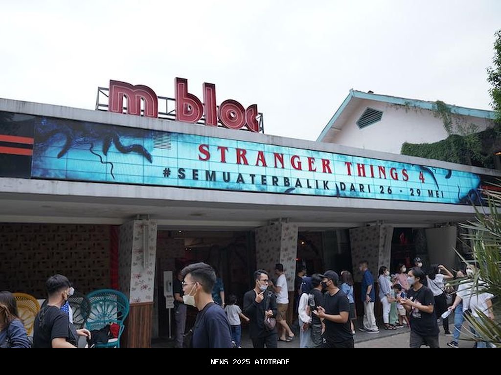 Petualangan Terakhir di Jakarta: Instalasi Stranger Things Sambut Musim Akhir di Blok M