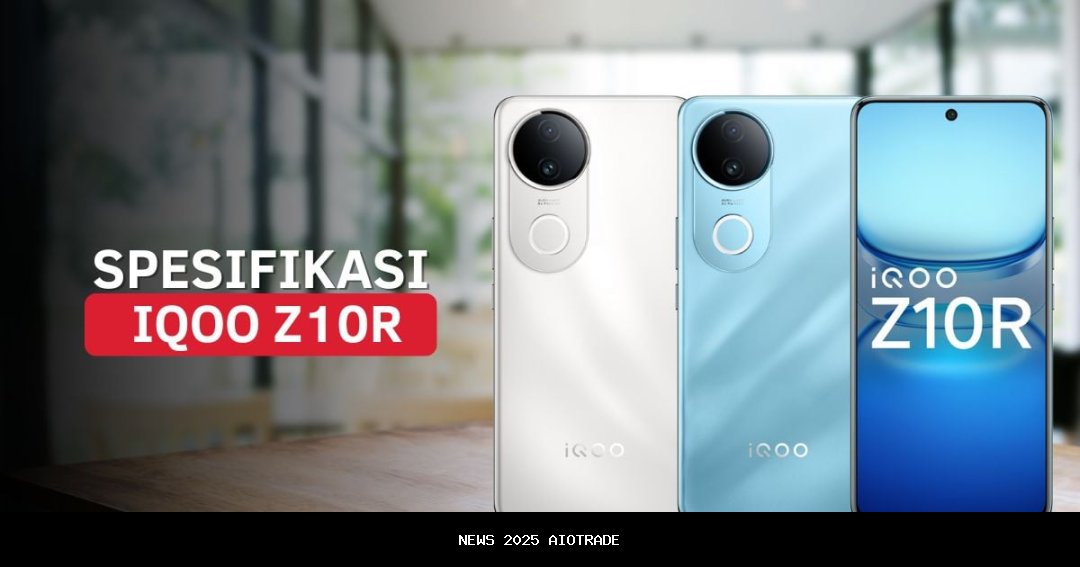 Harga iQOO Z10R di Indonesia, Spesifikasi Serupa Vivo V60 Lite 5G