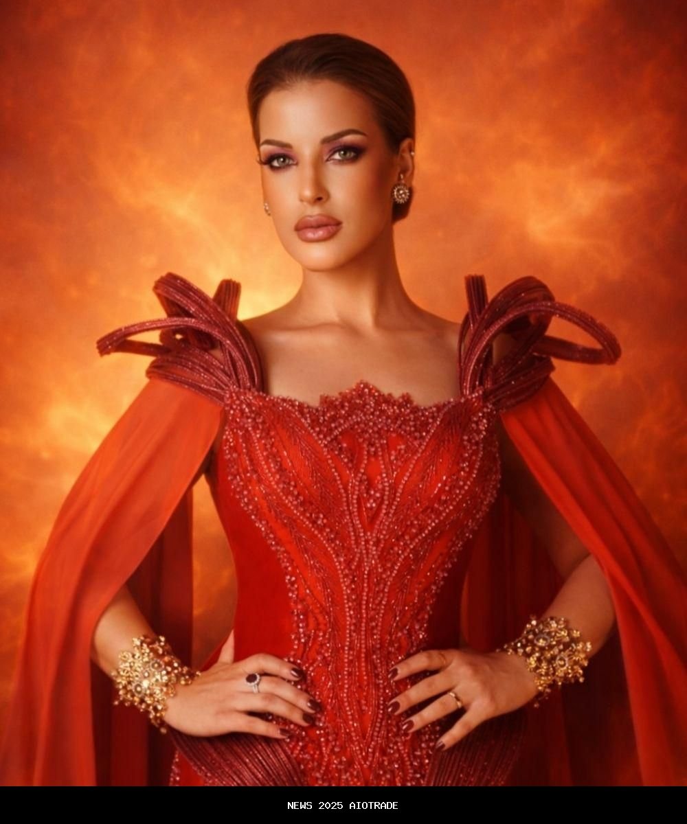 Pesona Tasya Farasya di Premier Avatar dengan Gaun Merah Bikin Pangling!