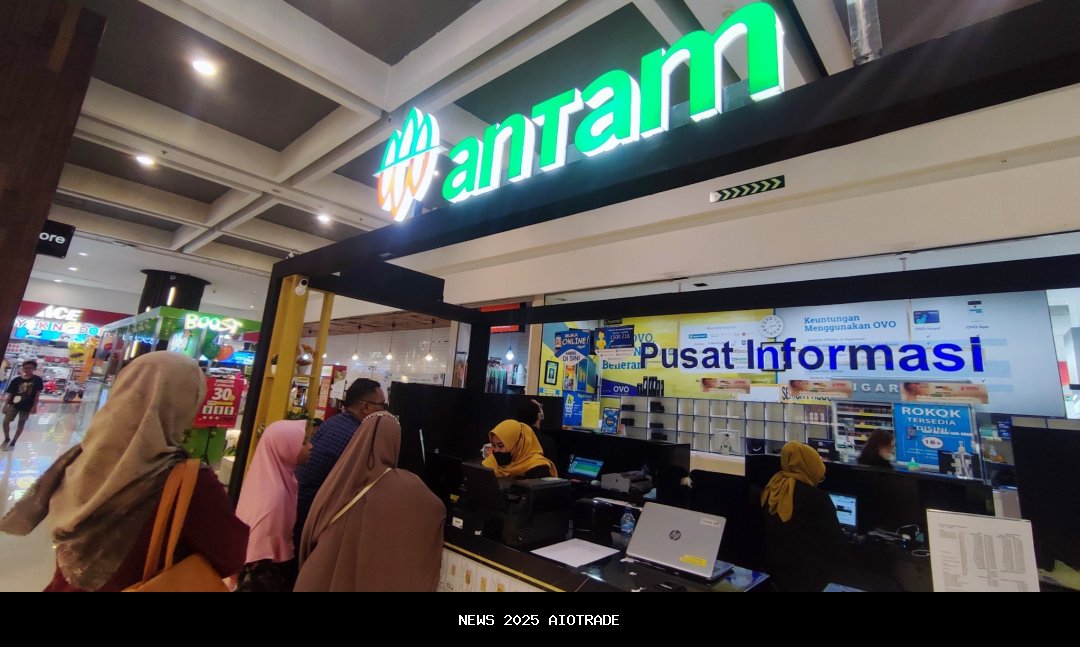 Harga Emas Antam Turun Rp23 Ribu per Gram pada Senin, 27 Oktober 2025