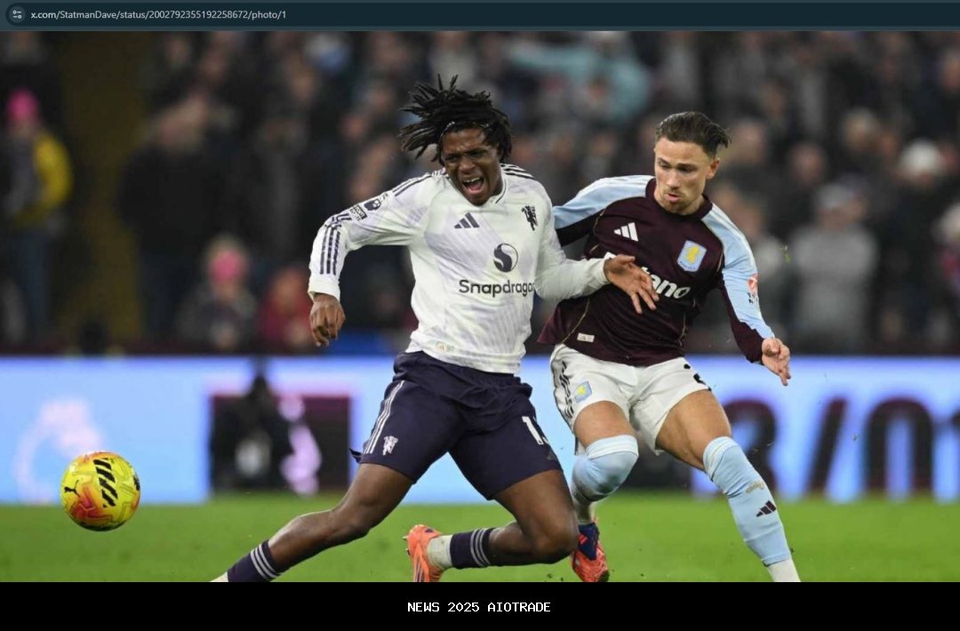 Hasil Liga Inggris: Posisi Man United Turun, Aston Villa Panaskan Persaingan Tiga Besar