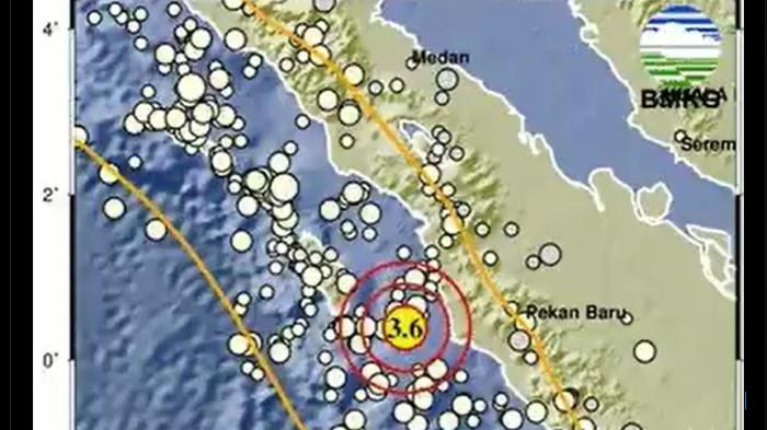 Gempa Magnitudo 3.6 Guncang Nias Selatan-Sumut dengan Kedalaman 18 Kilometer