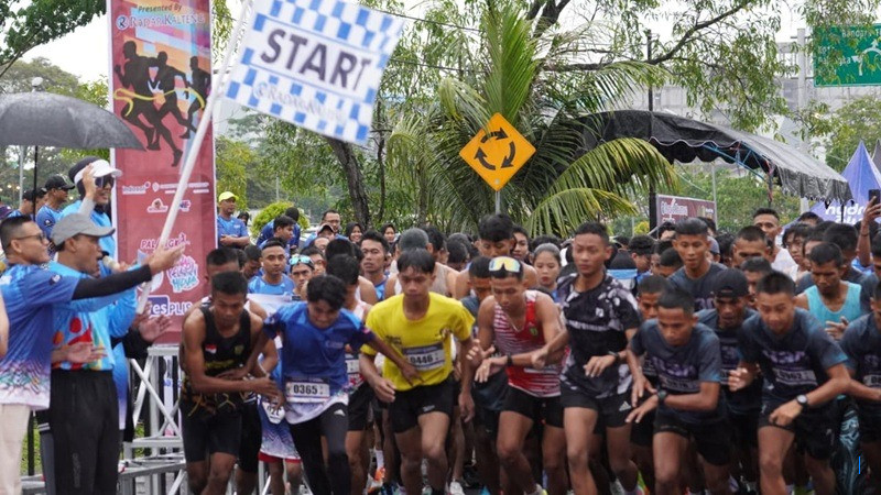 Radar Kalteng Diluncurkan, Ribuan Peserta Ikuti Fun Run 6K