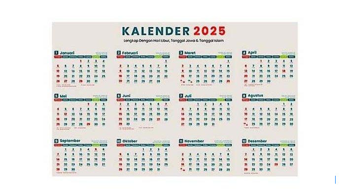 Kalender Oktober 2025: Apakah Ada Libur Nasional di Akhir Pekan? Cek SKB 3 Menteri