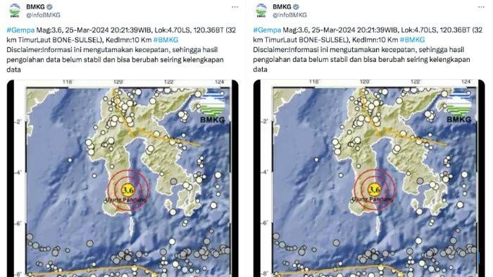 Gempa Bumi Terkini Sulsel 26 Oktober 2025: Update BMKG