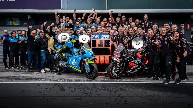 Aprilia Capai Kemenangan ke-300 di Grand Prix Dunia, Ral Fernndez Ciptakan Sejarah