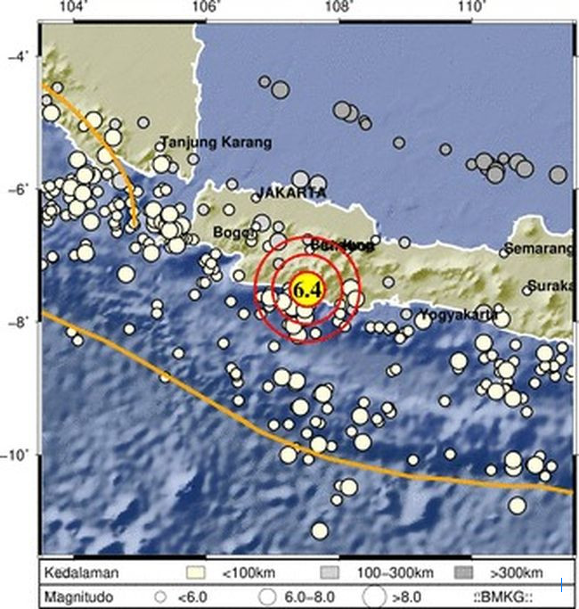Gempa Garut Mengguncang, Update BMKG 25 Oktober 2025