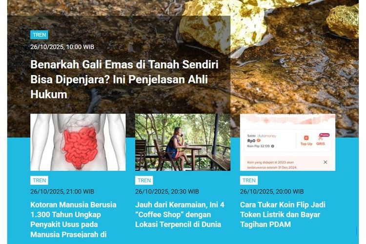 Tren Populer: Bisa Kena Hukuman Gali Emas di Tanah Sendiri? | Buronan Paling Dicari di Asia
